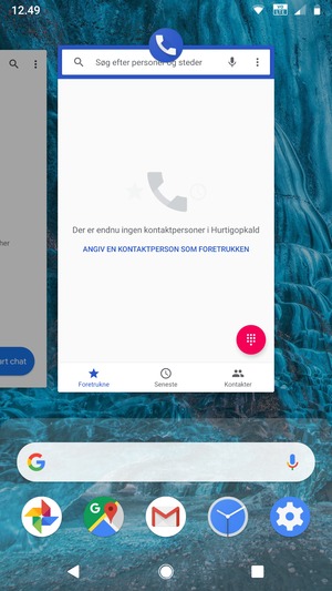 Swipe apps opad for at lukke dem