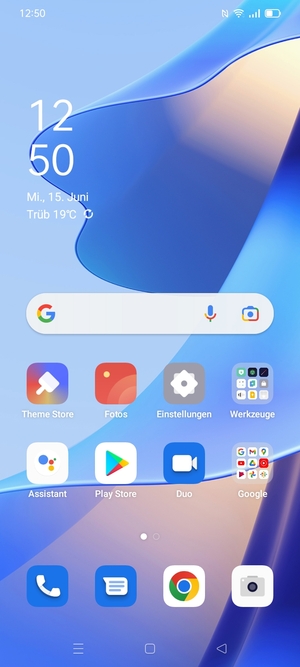Wählen Sie Einstellungen