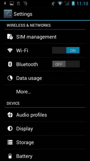 Select SIM management