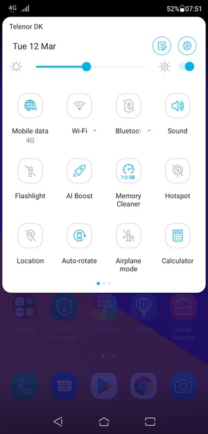 Select the Settings button