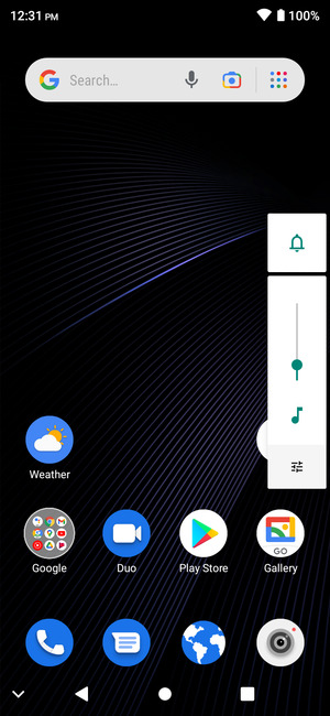 Select Sound to change to vibration mode