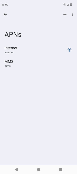El teléfono ha sido configurado para MMS