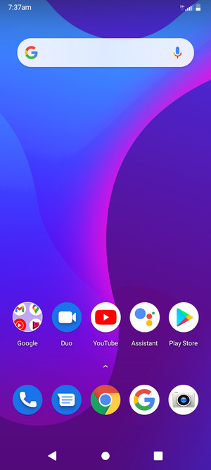 Swipe up