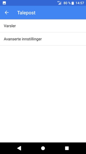 Velg Avanserte innstillinger