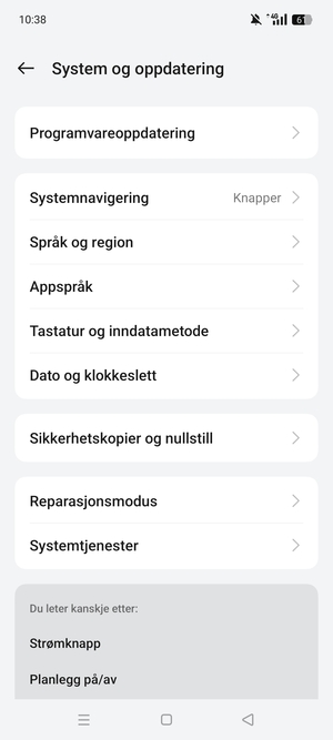 Velg Programvareoppdatering