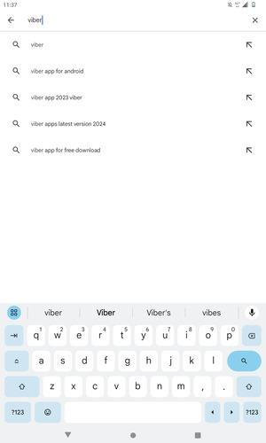 Enter the app name and select Search