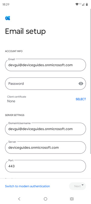 Enter your password