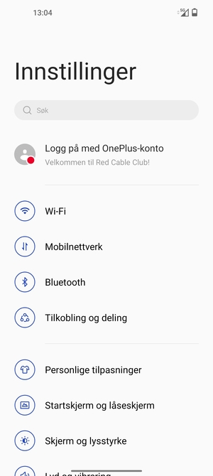 Velg Mobilnettverk