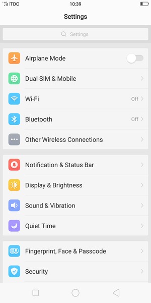 Select Wi-Fi