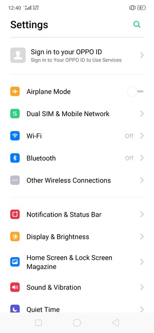 Select Other Wireless Connections