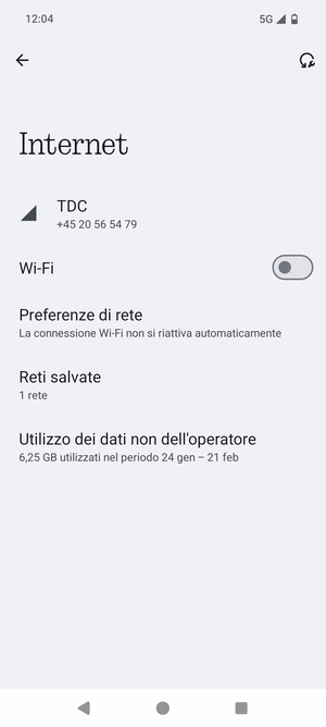 Attiva Wi-Fi