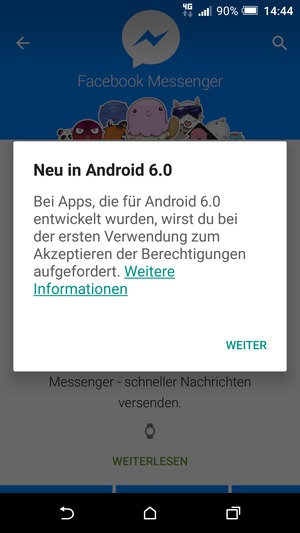 Wählen Sie WEITER