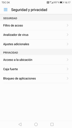 Seleccione Ajustes adicionales