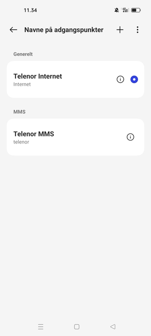 Vælg Menu-knappen