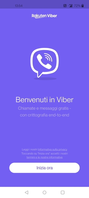 L'app è pronta per l'uso