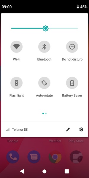 Select the Settings button