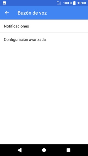 Seleccione Configuración avanzada