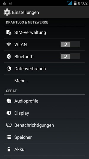 Wählen Sie SIM-Verwaltung
