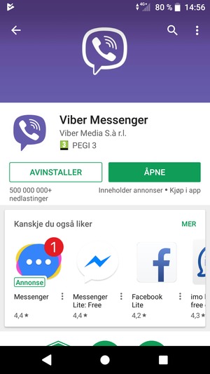 Velg ÅPNE