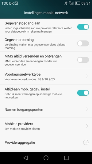 Selecteer Namen toegangspunten