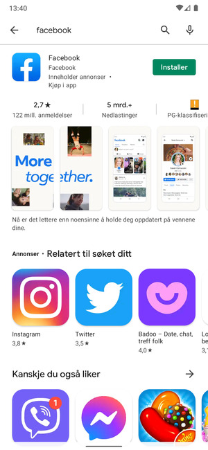 Velg app