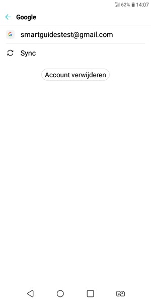 Selecteer Sync