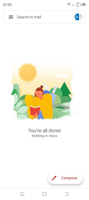 Your Hotmail is ready to use