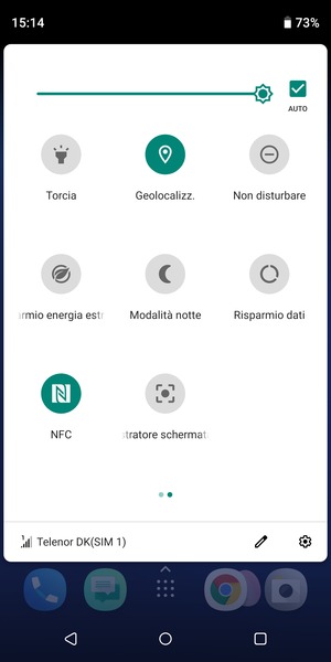 Disattiva Geolocalizz.