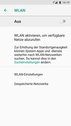 Schalten Sie WLAN ein