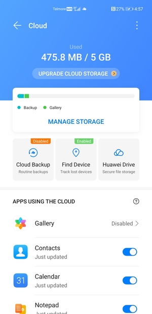 Select Cloud Backup