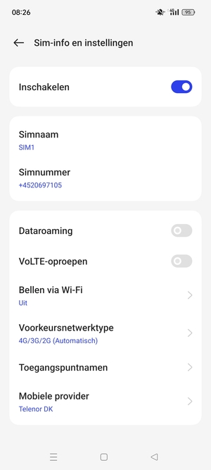 Selecteer Toegangspuntnamen