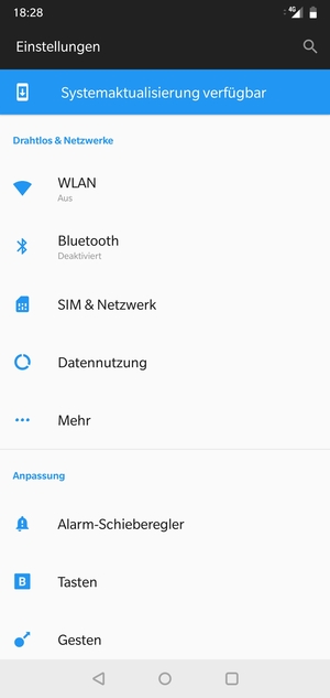 Wählen Sie SIM & Netzwerk