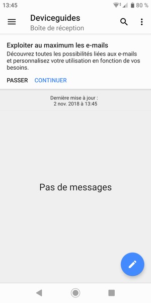 Votre compte est prêt à l'emploi