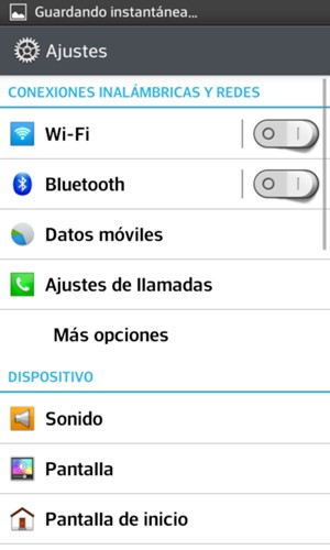 Seleccione Más opciones