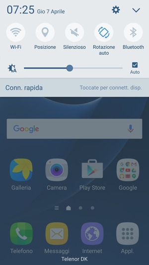 Seleziona Silenzioso per passare nuovamente alla modalità con suono