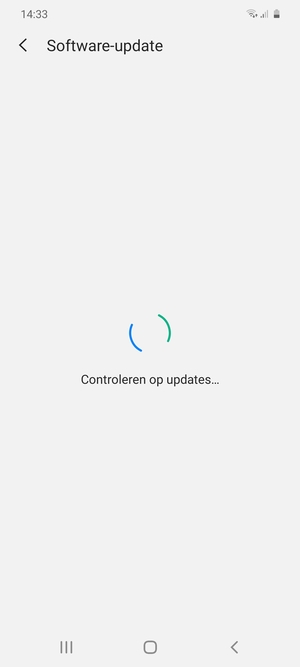 Wacht tot de zoekopdracht beëindigd is
