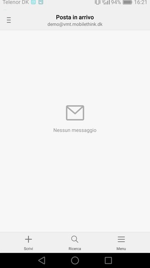 Il tuo account è pronto per l'uso