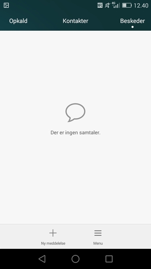 Vælg Menu