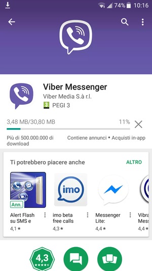 Attendi il completamento del processo di installazione