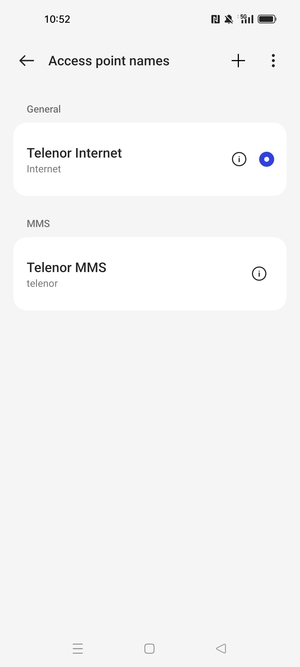 Select the Menu button