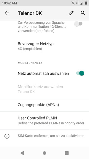 Wählen Sie Zugangspunkte (APNs)