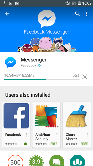 Wait for the installation process to finish