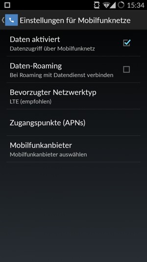 Wählen Sie Zugangspunkte (APNs)