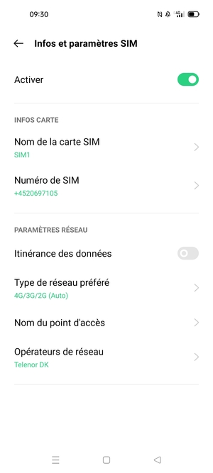 Sélectionnez Nom du point d'accès