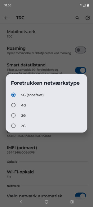 Vælg din foretrukne mulighed