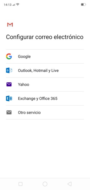 Seleccione Otro servicio