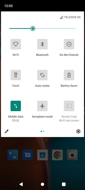 Select the menu button