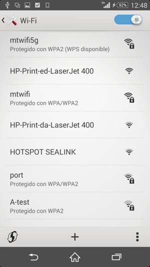 Seleccione la red inalámbrica a la que desea conectarse