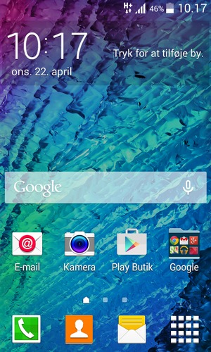 Vælg Apps