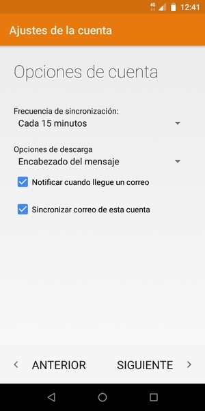 Seleccione SIGUIENTE